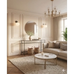 Brau Decorativ Duropolimer pentru Perete CHB4020 Alb 2000x40x15 mm