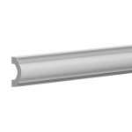 Brau Decorativ Hardec HDPS (polimer dur) Alb 34x16x2000 mm