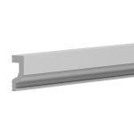 Brau Decorativ Hardec HDPS (polimer dur) Alb 41x19x2000 mm