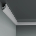 Brau Decorativ Hardec HDPS (polimer dur) Alb 55x35x2000 mm
