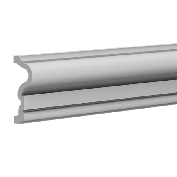 Brau Decorativ Hardec HDPS (polimer dur) Alb 92x34x2000 mm