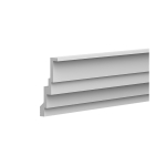 Cornisa Decorativa Hardec HDPS ( polimer dur) Alb 110x44x2000 mm