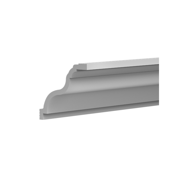 Cornisa Decorativa Hardec HDPS ( polimer dur) Alb 116x110x2000 mm
