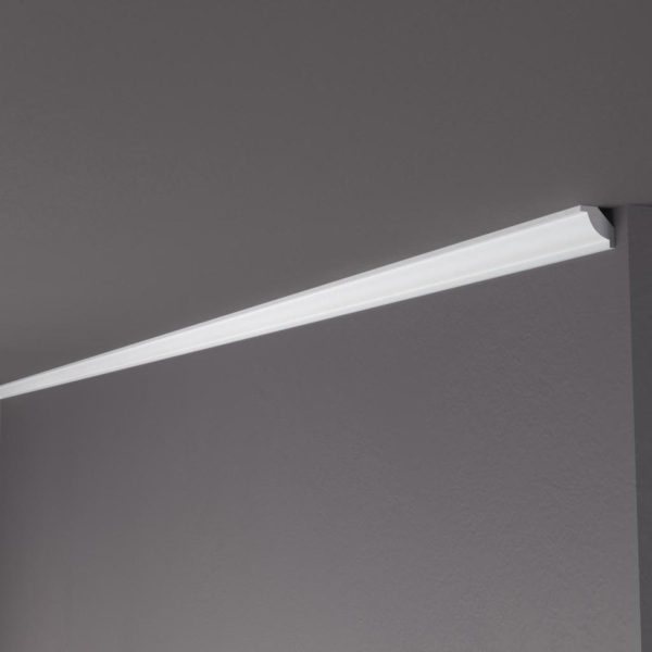 Cornisa Decorativa Hardec HDPS ( polimer dur) Alb 20x20x2000 mm
