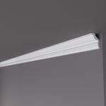 Cornisa Decorativa Hardec HDPS ( polimer dur) Alb 45x30x2000 mm