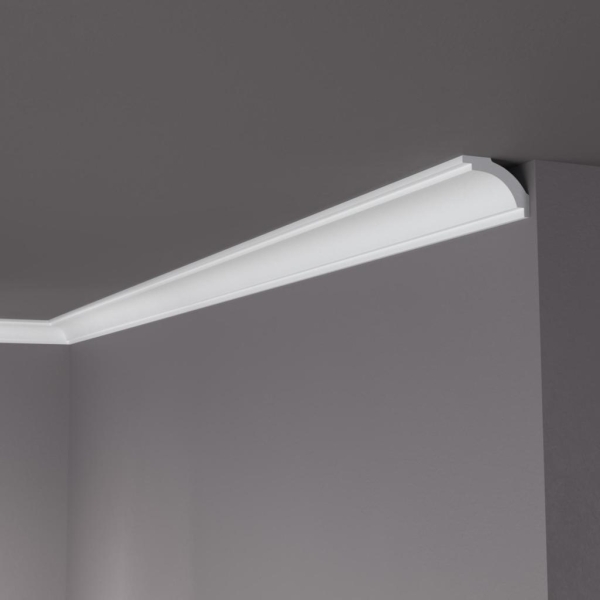 Cornisa Decorativa Hardec HDPS ( polimer dur) Alb 51x70x2000 mm