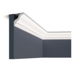 Cornisa Decorativa Hardec HDPS ( polimer dur) Alb 60x63x2000 mm - imagine 2