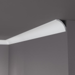 Cornisa Decorativa Hardec HDPS ( polimer dur) Alb 83x81x2000 mm