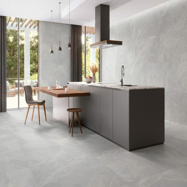 Gresie Alaplana Dalkey Gris Satinado Port.Rekt 60x120