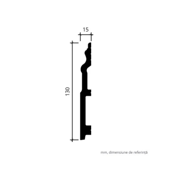 Alb 110x26x2000 mm