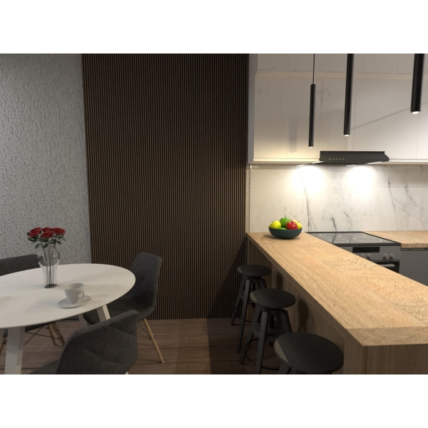 Riflaj Decorativ Duropolimer pentru Perete RS1054-Cupru