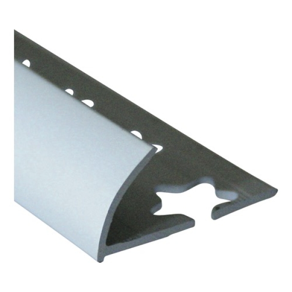 Bagheta semirotunda din aluminiu eloxat 10mm