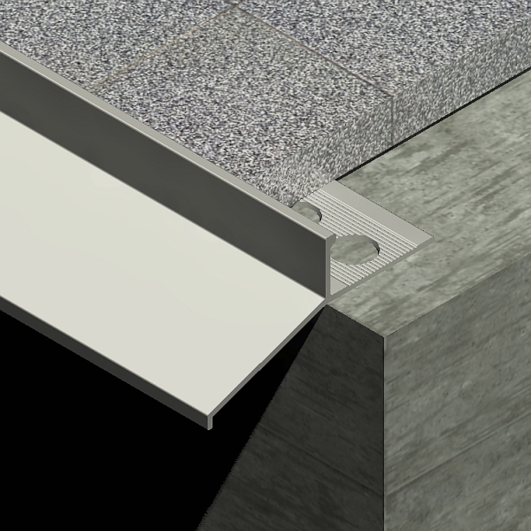 Profil picurator pentru streasina din aluminiu eloxat LST100.81